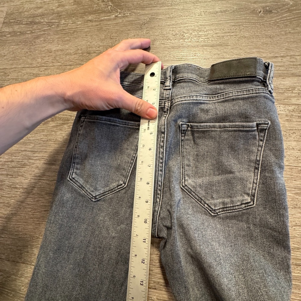 AllSaints Jeans Womens‎ 26 Gray Denim Eve Super Skinny 26x27 Cotton Stretch - Picture 8 of 11